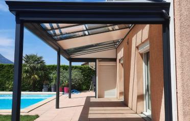 Pergola - Toiture pleine vitrée