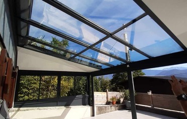 Pergola - Toiture pleine vitrée
