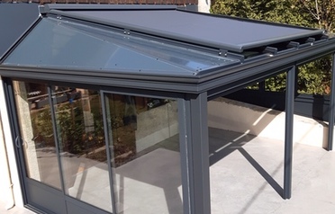 Pergola - Toiture pleine vitrée